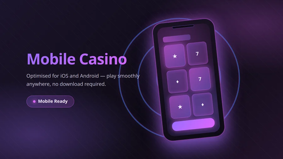 Memo Casino mobile lobby on iOS and Android browsers